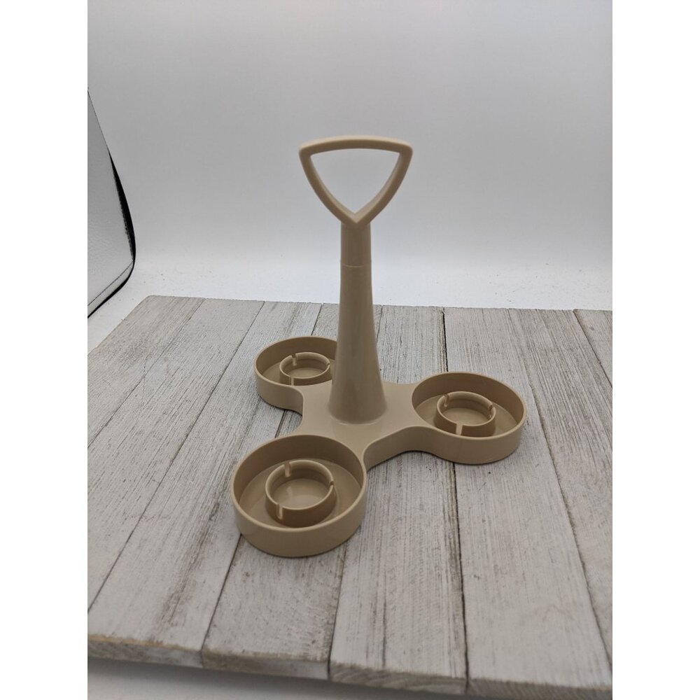 Tupperware 757 Almond/Tan Condiment Keeper Carrier Only Replacement Part